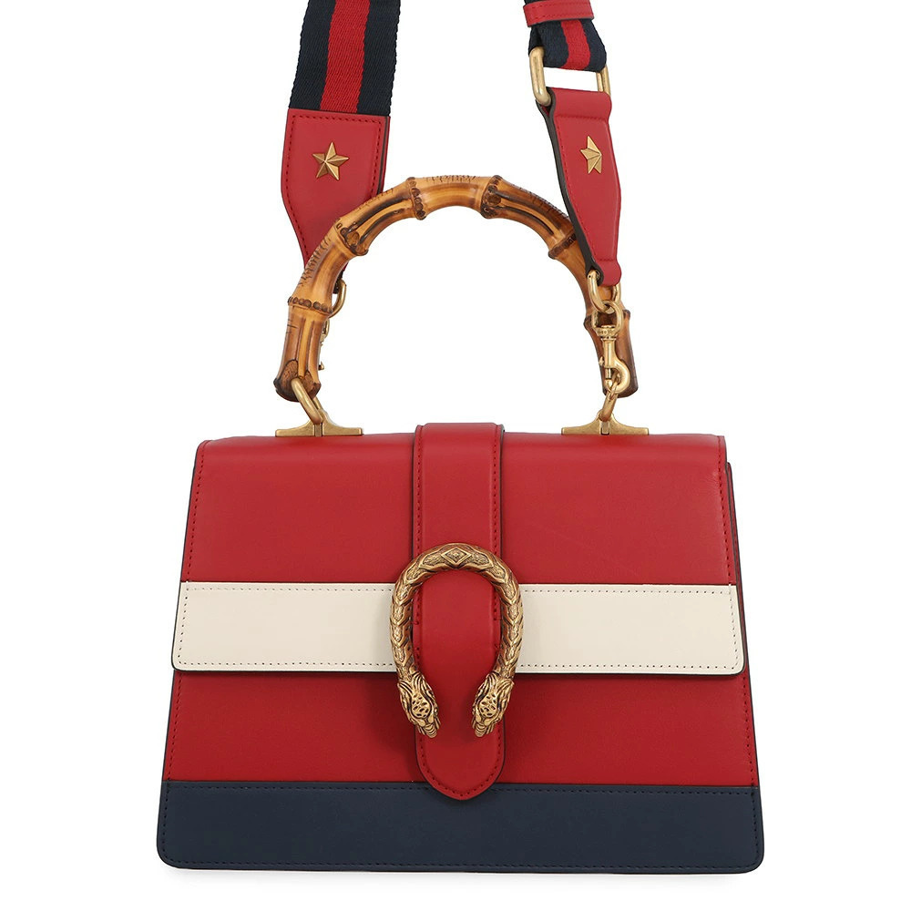 Gucci Dionysus Leather Bamboo Handbag Shoulder